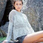 Джемпер с укороченными рукавами