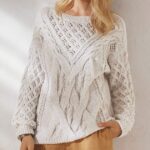 Джемпер с сетчатой вставкой Red Valentino