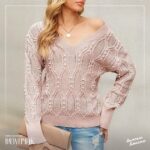 Кардиган с листьями