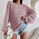 Джемпер с разрезами по бокам