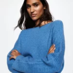 Джемпер с ажурным передом MANGO