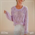 Джемпер с разрезами по бокам