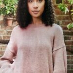 РОЗОВЫЙ ЖАКЕТ С УЗОРОМ «ЛИСТЬЯ»