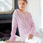 Джемпер с укороченными рукавами