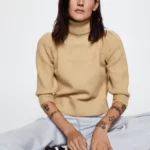 Пуловер с косами MANGO