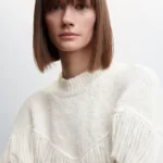 Вязанный укороченный кардиган MANGO