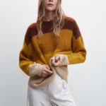 Вязанный укороченный кардиган MANGO