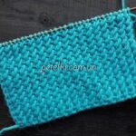 Комбинезон вязаный по кругу спицами