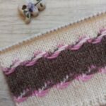 Деловой костюм из жакета и платья спицами