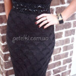 Простой узор спицами вертикальные полосы