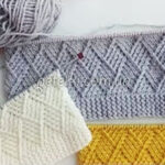 Эластичный узор спицами