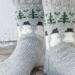 Новогодние узоры для носочков